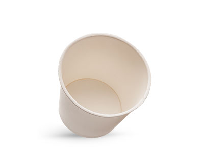 Paper Cup with Flat Edge