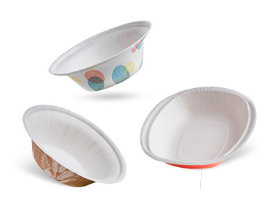 Plates in Compostable Paper