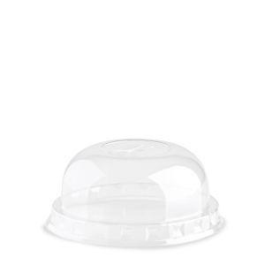 DOME LID WITH CROSS HOLE PLA TRANSPARENT