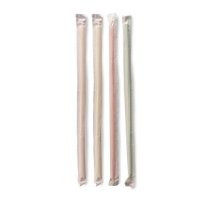 STRAIGHT STRAW COMPOSTABLE FULL MULTICOLOR