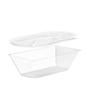 LINER FOR TERMOX  750 cc R-PET TRANSPARENT WITH COVER PP WHITE