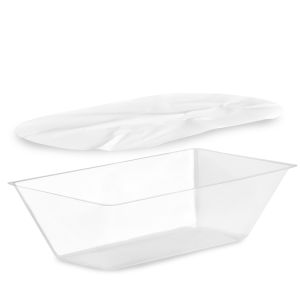 LINER FOR TERMOX  1.500 cc R-PET TRANSPARENT WITH COVER PP WHITE