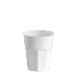 VASO COCKTAIL 250 cc PP BLANCO COLOR SÓLIDO