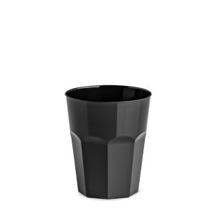 VASO COCKTAIL 250 cc PP NEGRO COLOR SÓLIDO