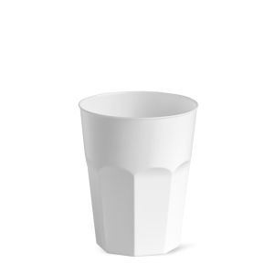 VASO COCKTAIL 300 cc PP BLANCO COLOR SÓLIDO