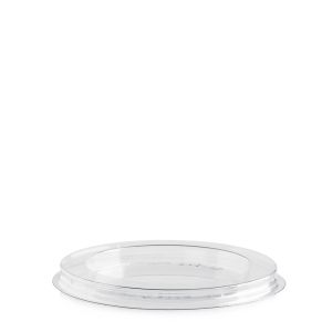 FLAT LID WITHOUT HOLE R-PET TRANSPARENT