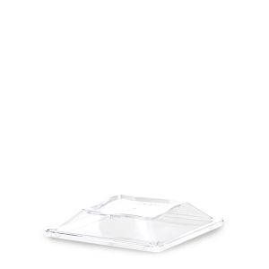 FLAT LID WITHOUT HOLE  PS TRANSPARENT