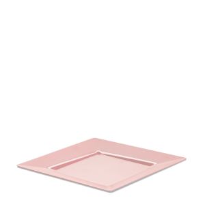 SPIGOLO PLATE PS PASTEL PINK COLOR REUSABLE