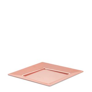 SPIGOLO PLATE PS  PEACH COLOR REUSABLE