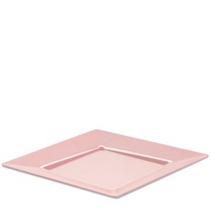 SPIGOLO PLATE PS PASTEL PINK COLOR REUSABLE