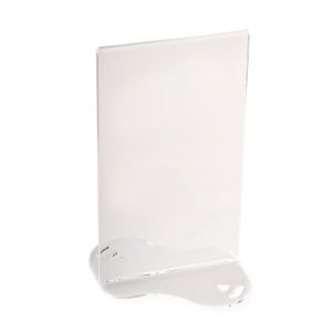 MENU HOLDER PMMA TRANSPARENT