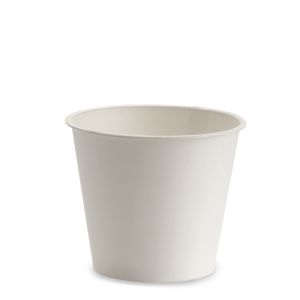 PAPER JAR WITH FLAT EDGE 266 cc PAP-PE MATT WHITE