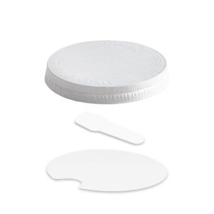 PAPER FLAT LID WITH CAIGO TEXAS SPOON FOR JAR 173cc PAP-PE