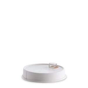 FLAT LID FOR PAPER CUP FLUFFY 8 oz PAP-PE