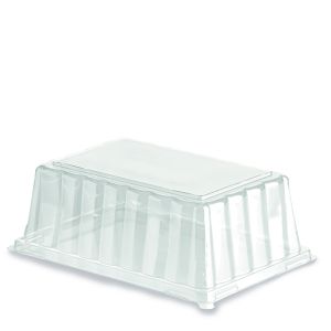 TAPA ALTA R-PET TRANSPARENTE