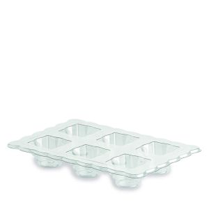 PORTE-DESSERT OLYMPO R-PET TRANSPARENT