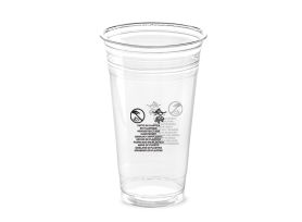 KRISTALL GLASS 20OZ/500CC R-PET TRANSPARENT