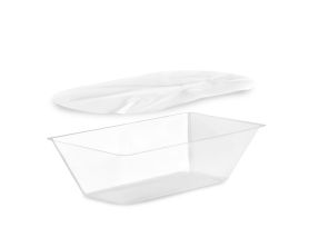 LINER FOR TERMOX  1.500 cc R-PET TRANSPARENT WITH COVER PP WHITE