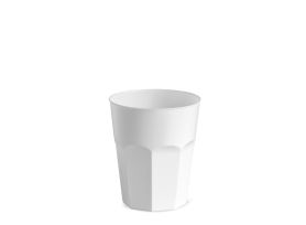 VASO COCKTAIL 250 cc PP BLANCO COLOR SÓLIDO