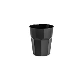 COCKTAIL GLAS 250 cc PP SCHWARZ VOLLFARBIG