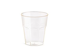 COCKTAIL GLASS  250 cc COMPOSTABLE TRANSPARENT