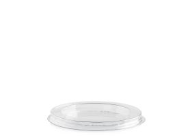 FLAT LID WITHOUT HOLE R-PET TRANSPARENT