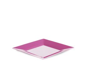 SPIGOLO PLATE PS FULL COLOR FUXIA REUSABLE