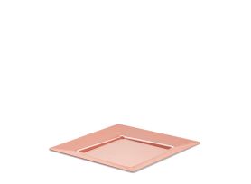 SPIGOLO PLATE PS  PEACH COLOR REUSABLE