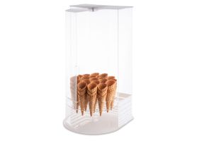 VERTICAL CONE HOLDER PMMA TRANSPARENT