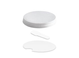 PAPER FLAT LID WITH CAIGO TEXAS SPOON FOR JAR 173cc PAP-PE