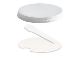 PAPER FLAT LID WITH CAIGO MIAMI SPOON FOR JAR 544cc PAP-PE