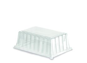 TAPA ALTA R-PET TRANSPARENTE