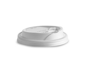 DOME LID WITH SLOT PS FULL COLOR WHITE