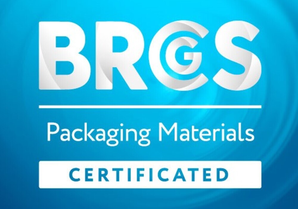 logo di certificazione dei materiali di imballaggio brc